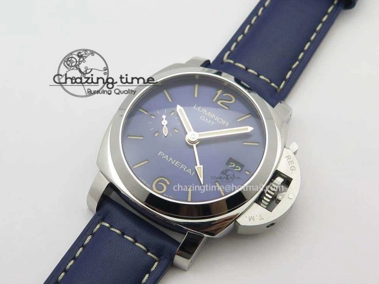 Premium PAM688 S VSF 1:1 Best Edition Blue Dial On Blue Leather Strap P.9001 Super Clone V 8446