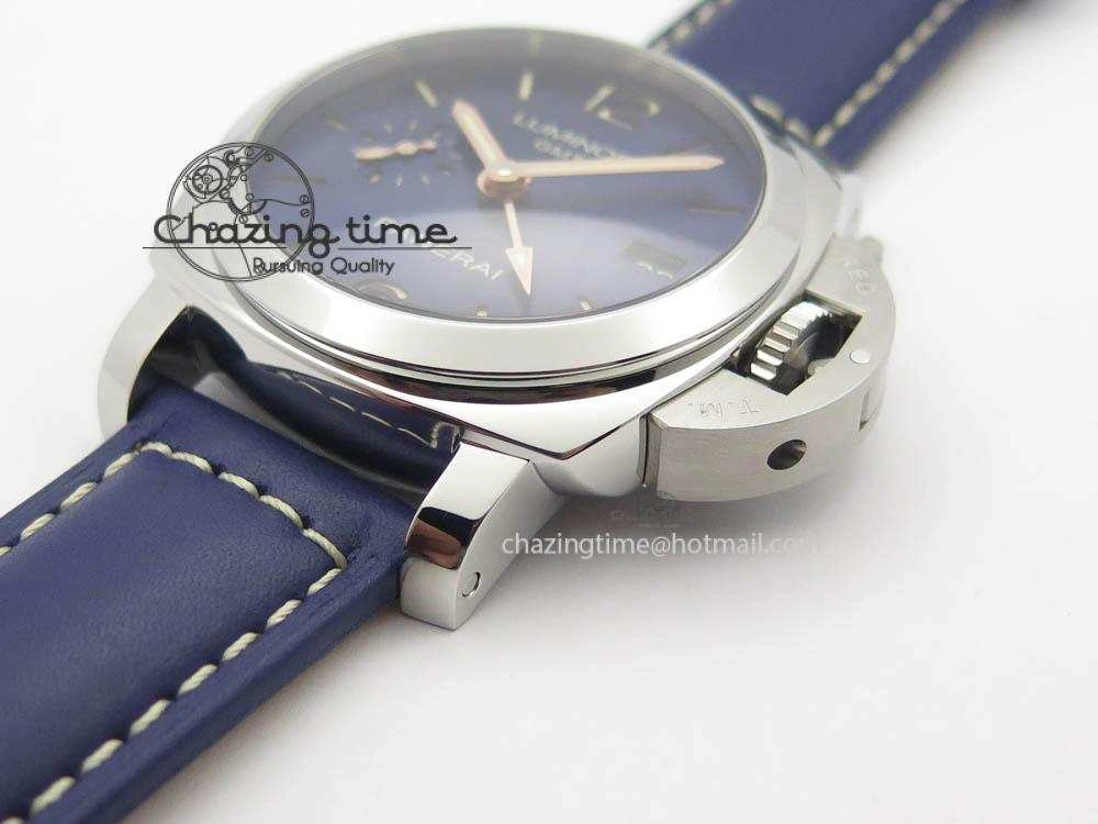 Premium PAM688 S VSF 1:1 Best Edition Blue Dial On Blue Leather Strap P.9001 Super Clone V 8446