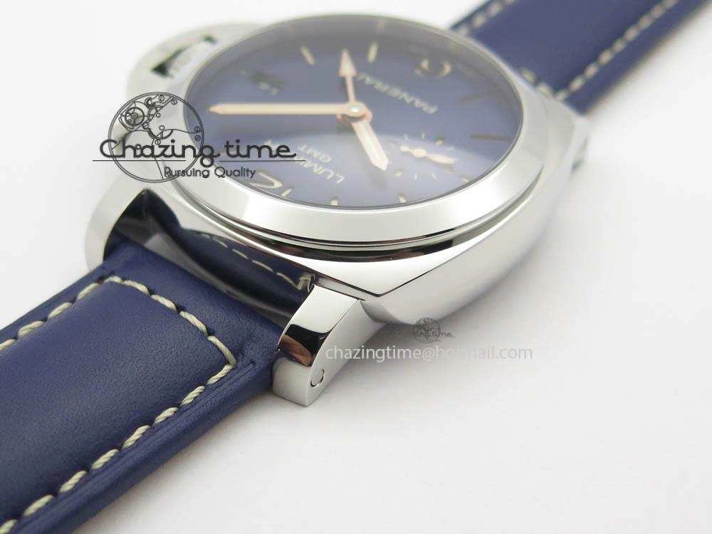 Premium PAM688 S VSF 1:1 Best Edition Blue Dial On Blue Leather Strap P.9001 Super Clone V 8446