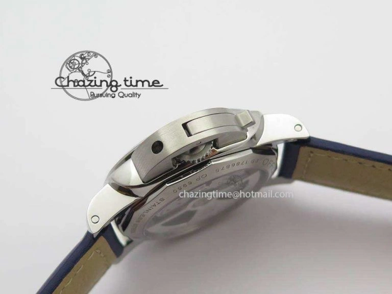 Premium PAM688 S VSF 1:1 Best Edition Blue Dial On Blue Leather Strap P.9001 Super Clone V 8446
