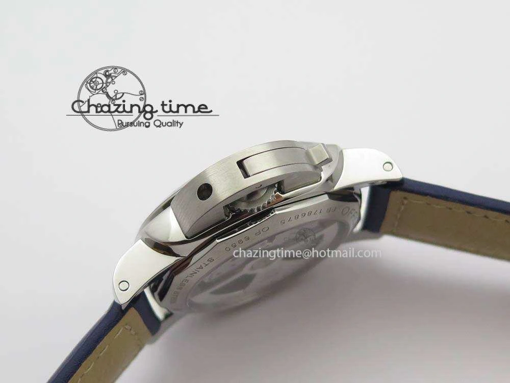 Premium PAM688 S VSF 1:1 Best Edition Blue Dial On Blue Leather Strap P.9001 Super Clone V 8446