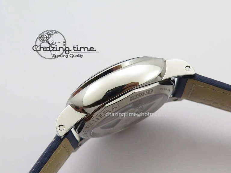 Premium PAM688 S VSF 1:1 Best Edition Blue Dial On Blue Leather Strap P.9001 Super Clone V 8446