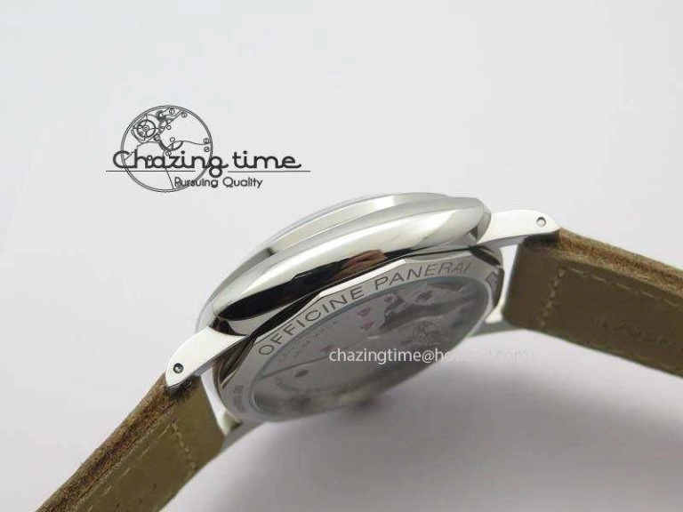 Minimalist PAM690 Q SF Best Edition Blue Dial On Brown Leather Strap P.3000 Super Clone V2 ( Sapphire ) 8479