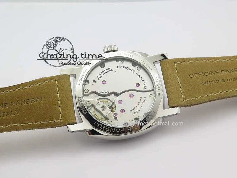 Minimalist PAM690 Q SF Best Edition Blue Dial On Brown Leather Strap P.3000 Super Clone V2 ( Sapphire ) 8479