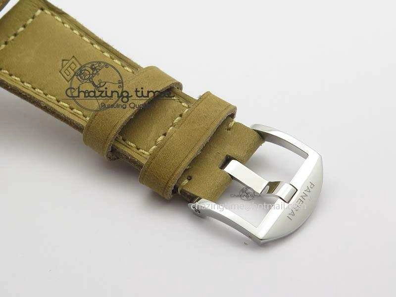 Minimalist PAM690 Q SF Best Edition Blue Dial On Brown Leather Strap P.3000 Super Clone V2 ( Sapphire ) 8479