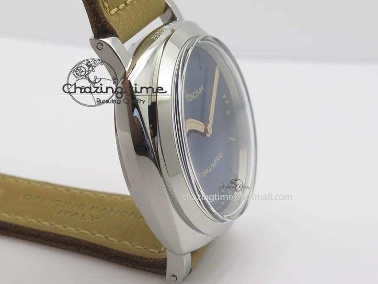 EasyMatch PAM690 Q SF Best Edition Blue Dial On Brown Leather Strap P.3000 Super Clone 8495