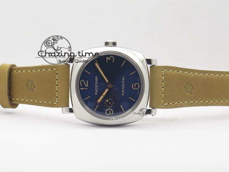 EasyMatch PAM690 Q SF Best Edition Blue Dial On Brown Leather Strap P.3000 Super Clone 8495
