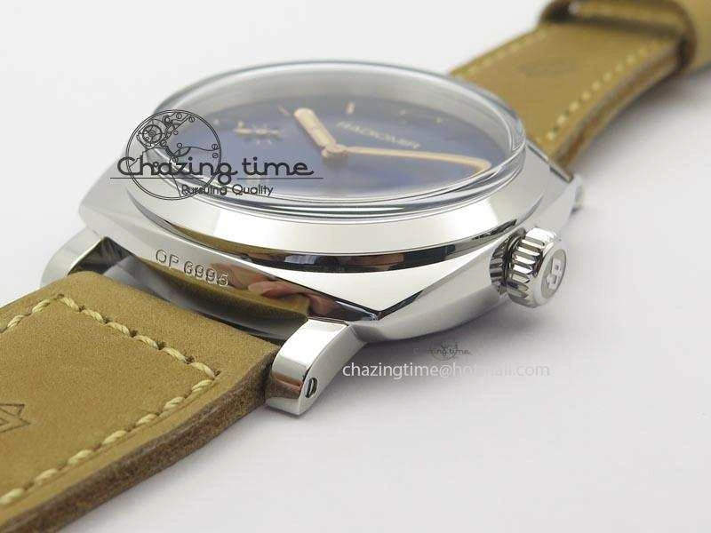 EasyMatch PAM690 Q SF Best Edition Blue Dial On Brown Leather Strap P.3000 Super Clone 8495