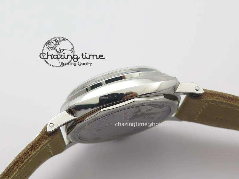 EasyMatch PAM690 Q SF Best Edition Blue Dial On Brown Leather Strap P.3000 Super Clone 8495