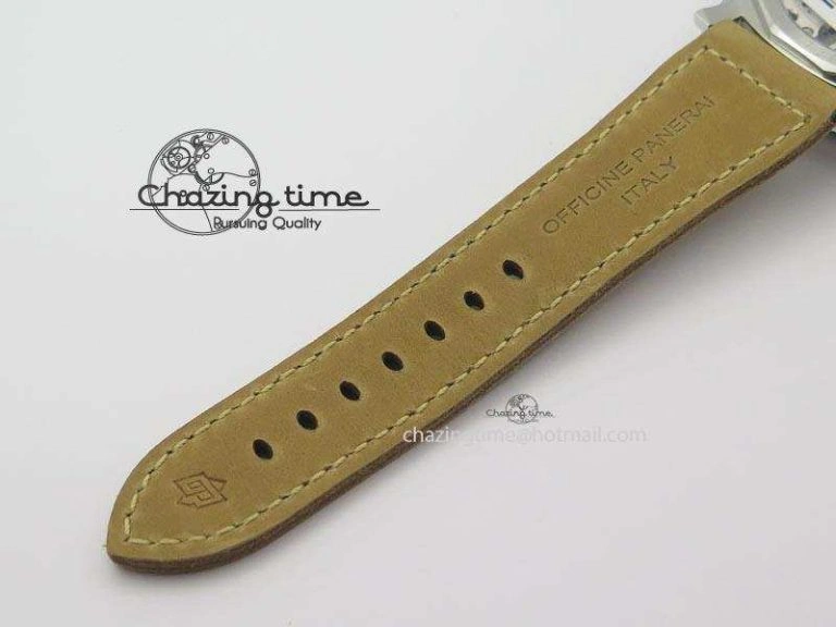 EasyMatch PAM690 Q SF Best Edition Blue Dial On Brown Leather Strap P.3000 Super Clone 8495