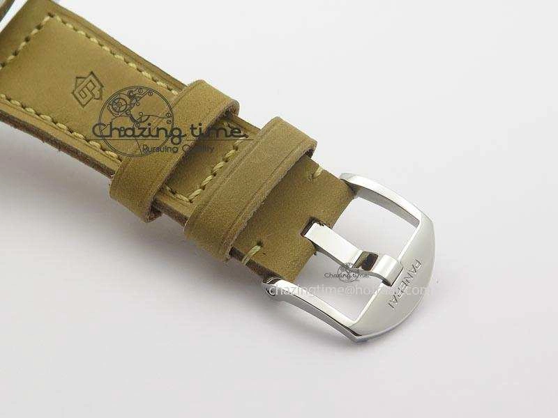 EasyMatch PAM690 Q SF Best Edition Blue Dial On Brown Leather Strap P.3000 Super Clone 8495