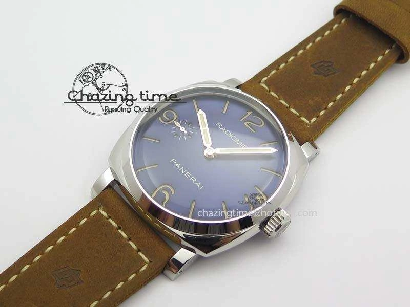 Colorful PAM690 S V6F Best Edition Blue Dial On Brown Asso Strap P 8491