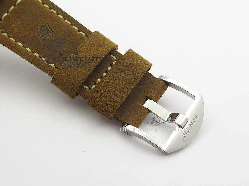 Colorful PAM690 S V6F Best Edition Blue Dial On Brown Asso Strap P 8491