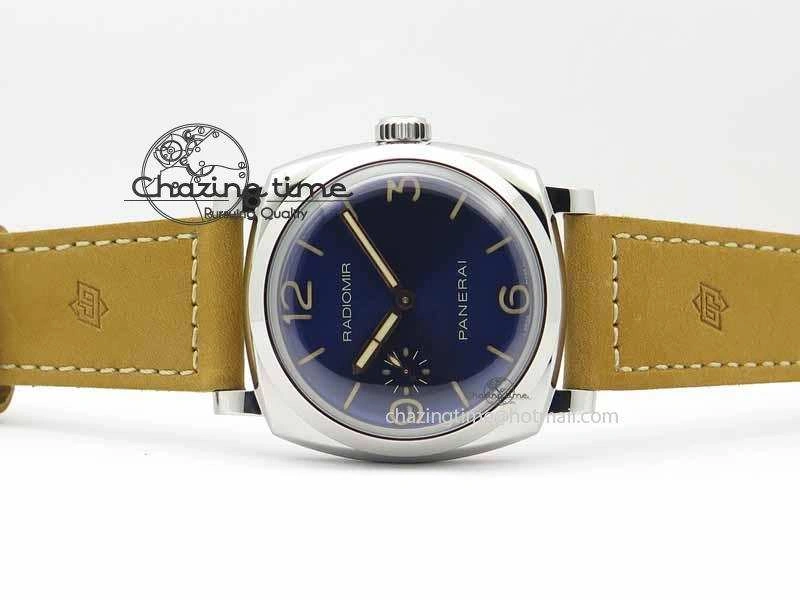 PAM690 S ZF Best Edition Blue Dial On Brown Leather Strap P.3000 Super Clone ( Sapphire ) Fashionable 8449