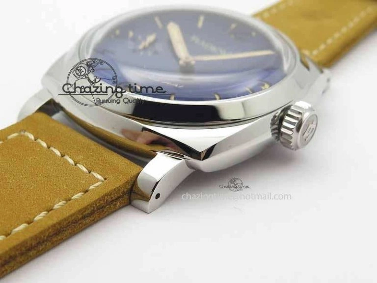 PAM690 S ZF Best Edition Blue Dial On Brown Leather Strap P.3000 Super Clone ( Sapphire ) Fashionable 8449