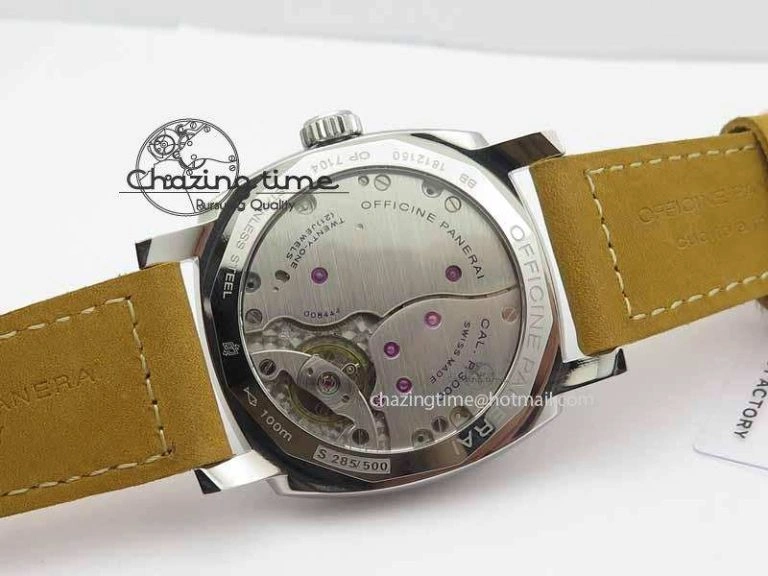 PAM690 S ZF Best Edition Blue Dial On Brown Leather Strap P.3000 Super Clone ( Sapphire ) Fashionable 8449