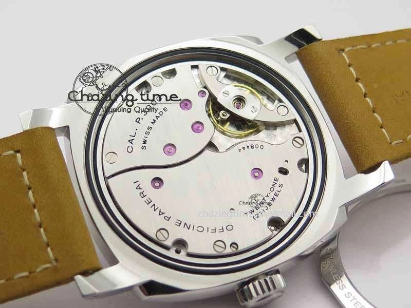 PAM690 S ZF Best Edition Blue Dial On Brown Leather Strap P.3000 Super Clone ( Sapphire ) Fashionable 8449