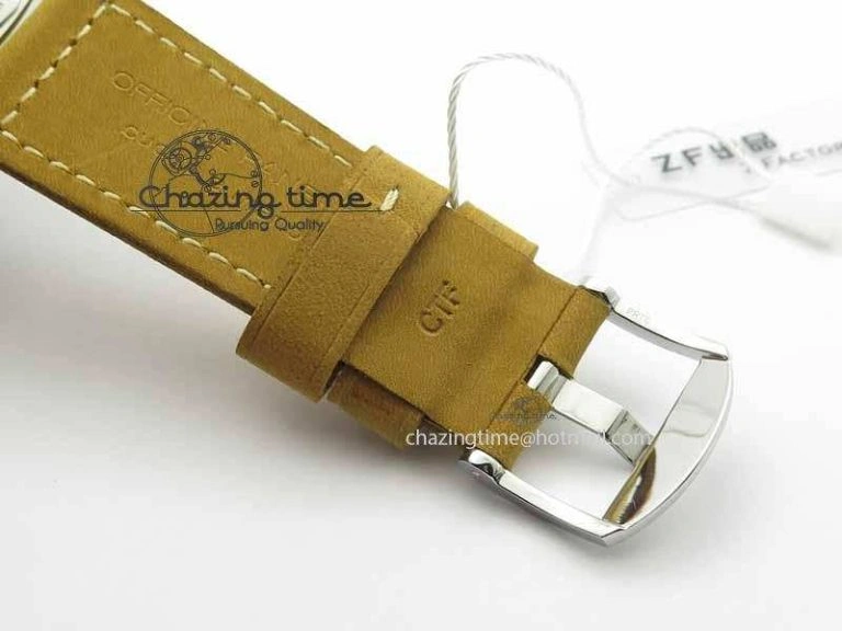 PAM690 S ZF Best Edition Blue Dial On Brown Leather Strap P.3000 Super Clone ( Sapphire ) Fashionable 8449