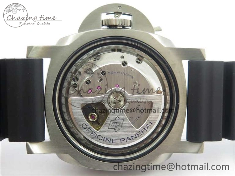 PAM692 T Titanium VSF 1:1 Best Edition on Black Rubber Strap P.9010 Super Clone (Free Nylon Strap) Snug 8410