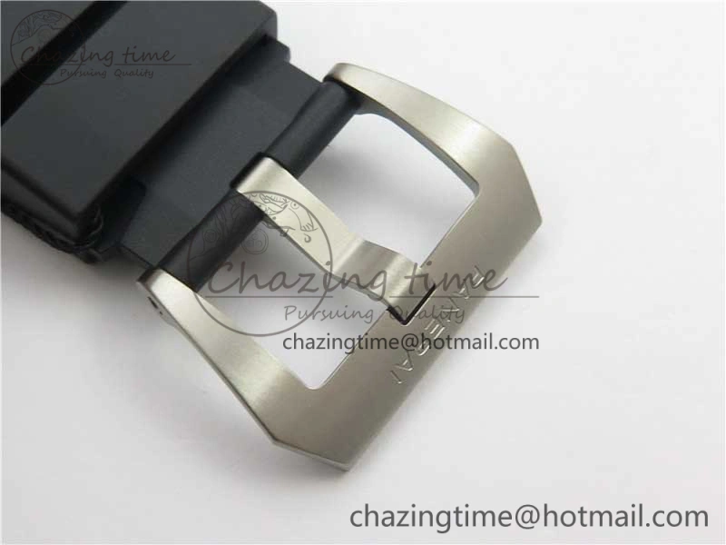 PAM692 T Titanium VSF 1:1 Best Edition on Black Rubber Strap P.9010 Super Clone (Free Nylon Strap) Snug 8410