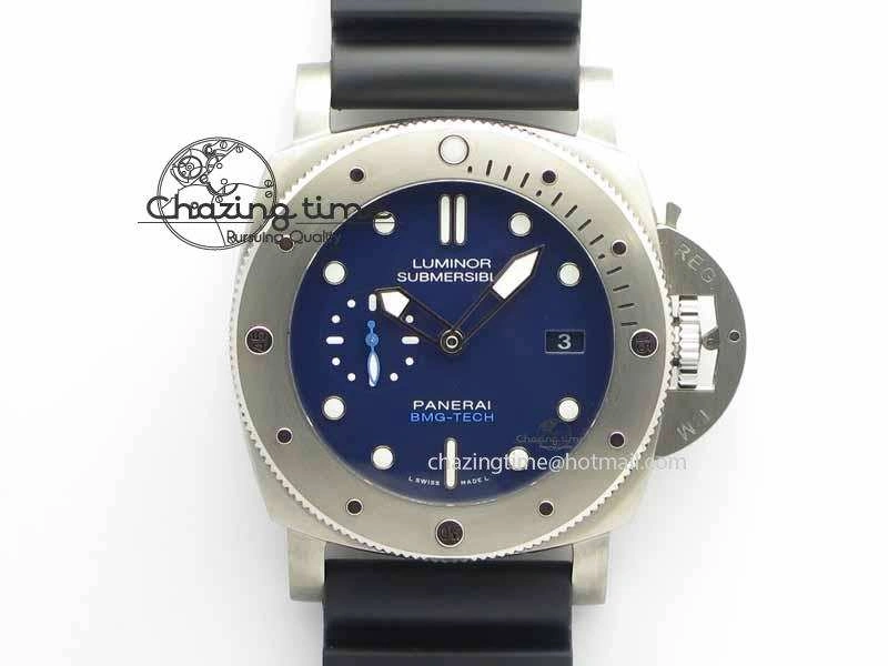 Thermal PAM692 T Titanium XF Best Edition Blue Dial On Black Rubber Strap P. 8450