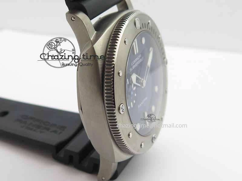 Thermal PAM692 T Titanium XF Best Edition Blue Dial On Black Rubber Strap P. 8450
