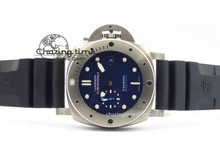 Thermal PAM692 T Titanium XF Best Edition Blue Dial On Black Rubber Strap P. 8450