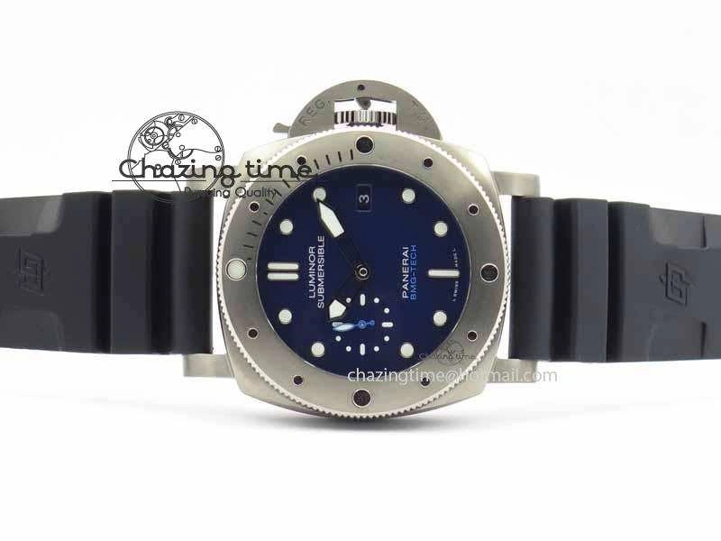 Thermal PAM692 T Titanium XF Best Edition Blue Dial On Black Rubber Strap P. 8450