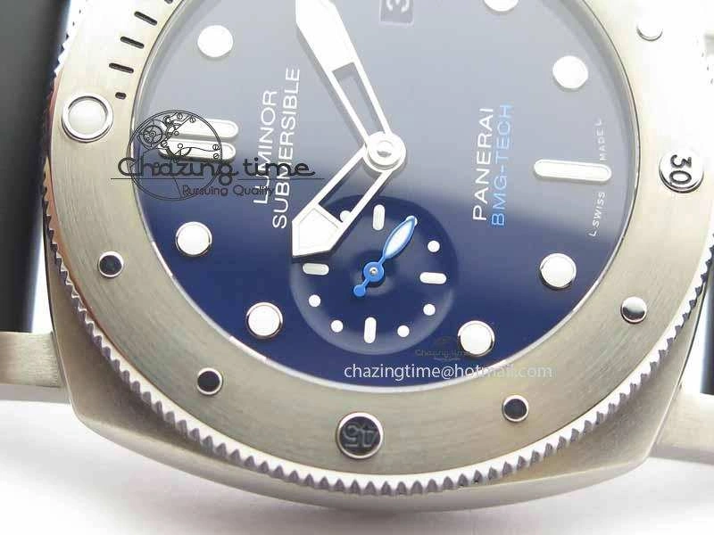 Thermal PAM692 T Titanium XF Best Edition Blue Dial On Black Rubber Strap P. 8450