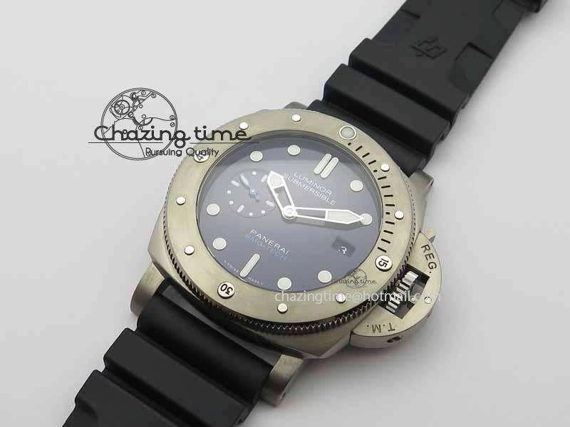 Thermal PAM692 T Titanium XF Best Edition Blue Dial On Black Rubber Strap P. 8450