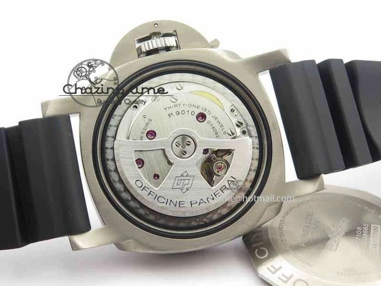 Thermal PAM692 T Titanium XF Best Edition Blue Dial On Black Rubber Strap P. 8450