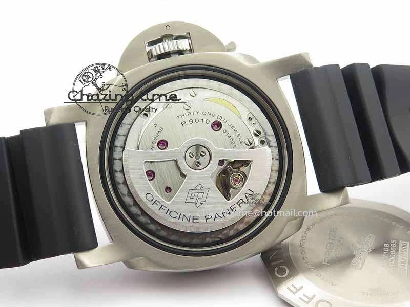 Thermal PAM692 T Titanium XF Best Edition Blue Dial On Black Rubber Strap P. 8450