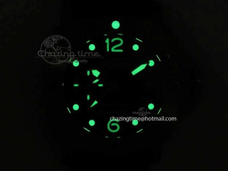 Breathable PAM719 S Titanium “Pole2Pole ” V6F 1:1 Best Edition On Black Rubber Strap P.9001 Super Clone 8474