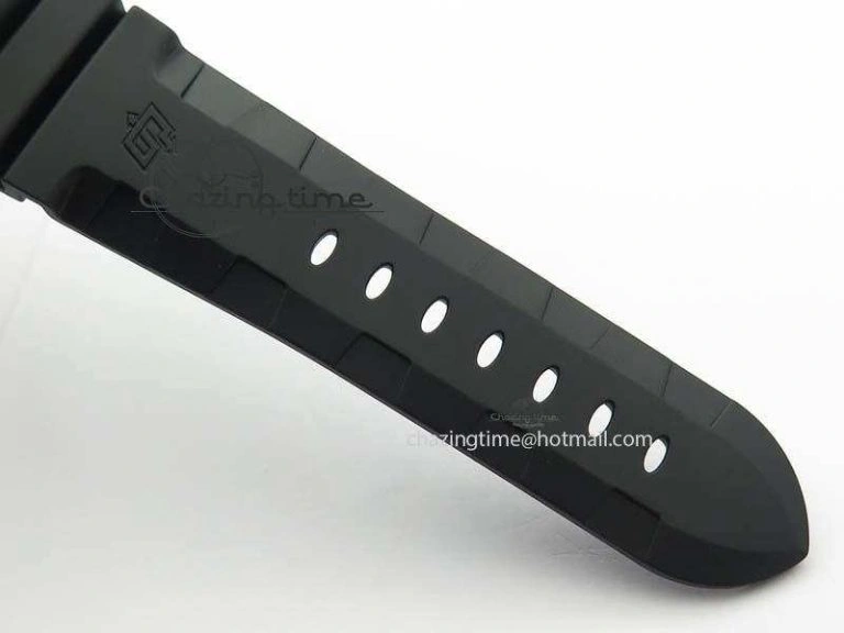 Breathable PAM719 S Titanium “Pole2Pole ” V6F 1:1 Best Edition On Black Rubber Strap P.9001 Super Clone 8474