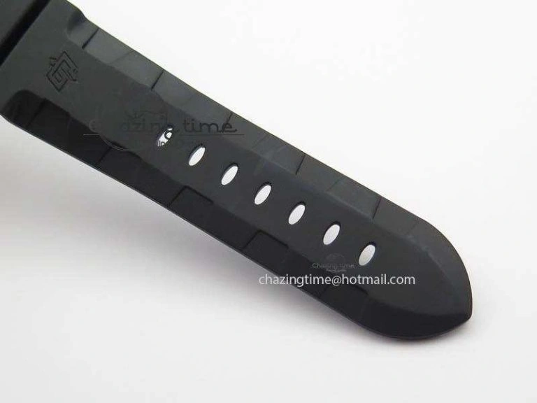 PAM719 S Titanium “Pole2Pole ” VSF 1:1 Best Edition On Black Rubber Strap P.9001 Super Clone EasyMatch 8443