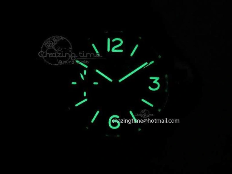 Flexible PAM724 S ZF 1:1 Best Edition “Oracle Team USA 8 Days Acciaio” On Black Leather Strap P5000 Clone 8467