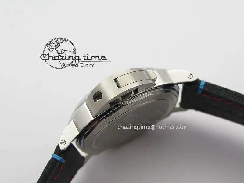 Flexible PAM724 S ZF 1:1 Best Edition “Oracle Team USA 8 Days Acciaio” On Black Leather Strap P5000 Clone 8467