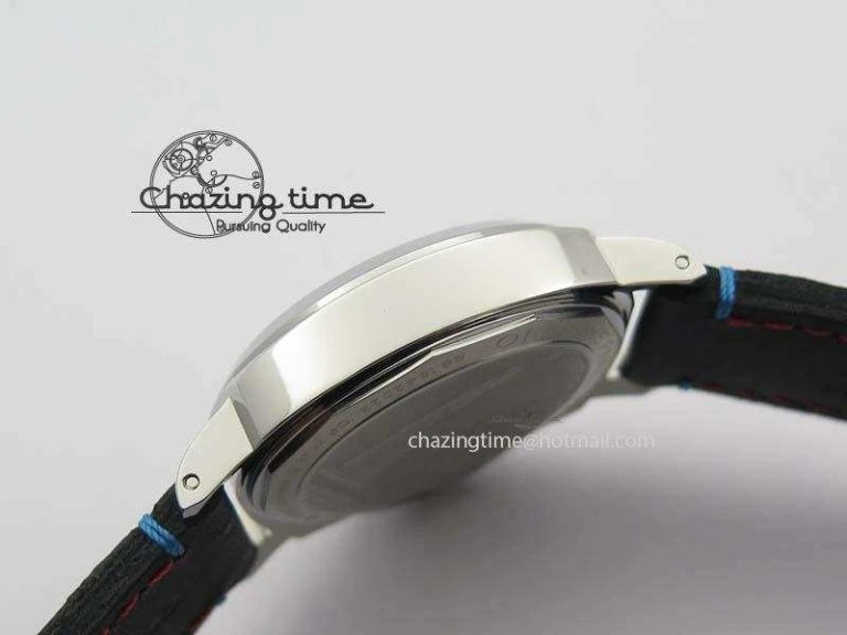Flexible PAM724 S ZF 1:1 Best Edition “Oracle Team USA 8 Days Acciaio” On Black Leather Strap P5000 Clone 8467
