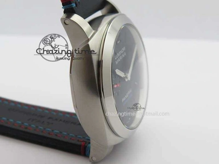 Cozy PAM727 S America’s Cup SF 1:1 Best Edition On Thick Black Leather Strap P 8476