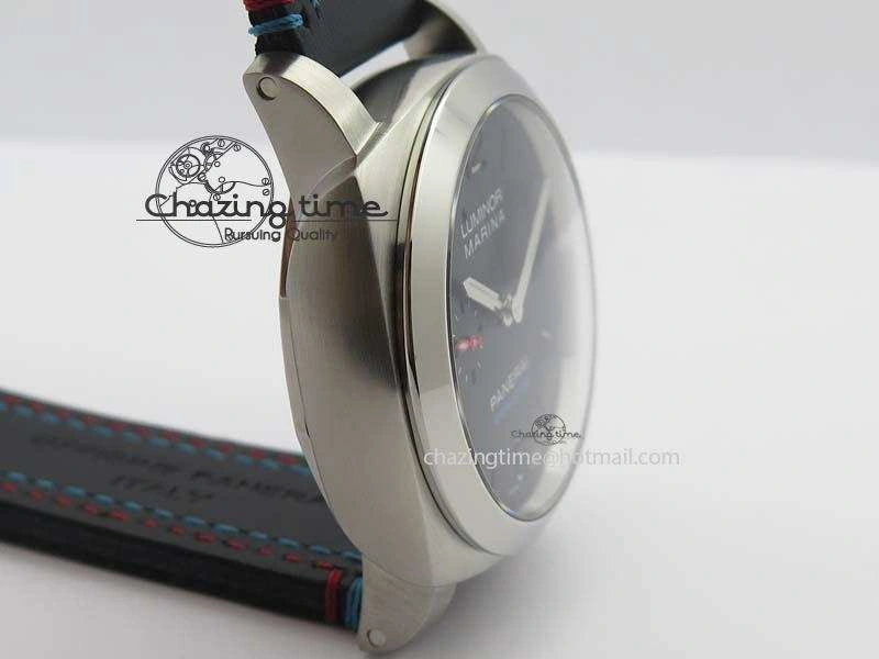 Cozy PAM727 S America’s Cup SF 1:1 Best Edition On Thick Black Leather Strap P 8476