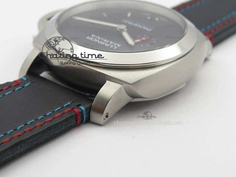 Cozy PAM727 S America’s Cup SF 1:1 Best Edition On Thick Black Leather Strap P 8476