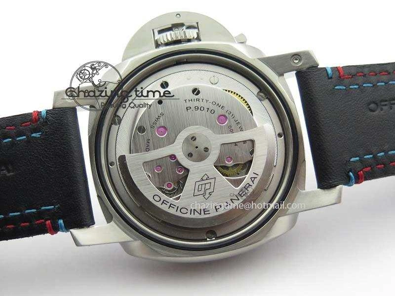 Cozy PAM727 S America’s Cup SF 1:1 Best Edition On Thick Black Leather Strap P 8476