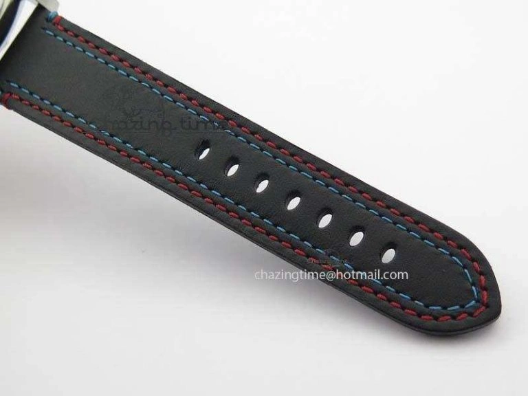 Cozy PAM727 S America’s Cup SF 1:1 Best Edition On Thick Black Leather Strap P 8476