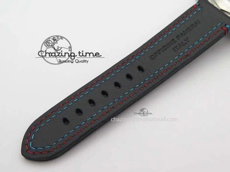 Cozy PAM727 S America’s Cup SF 1:1 Best Edition On Thick Black Leather Strap P 8476