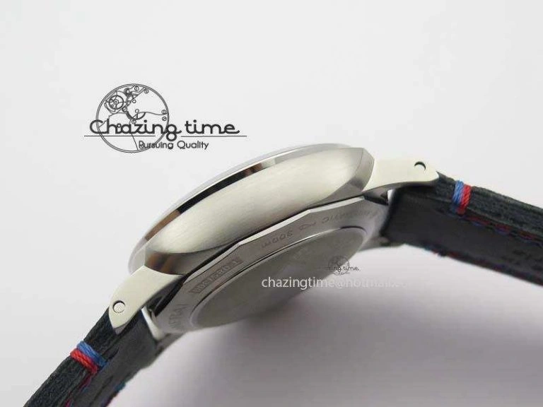 PAM727 T America’s Cup V6F 1:1 Best Edition On Thick Black Leather Strap P Upgraded 8478