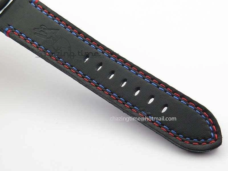 PAM727 T America’s Cup V6F 1:1 Best Edition On Thick Black Leather Strap P Upgraded 8478