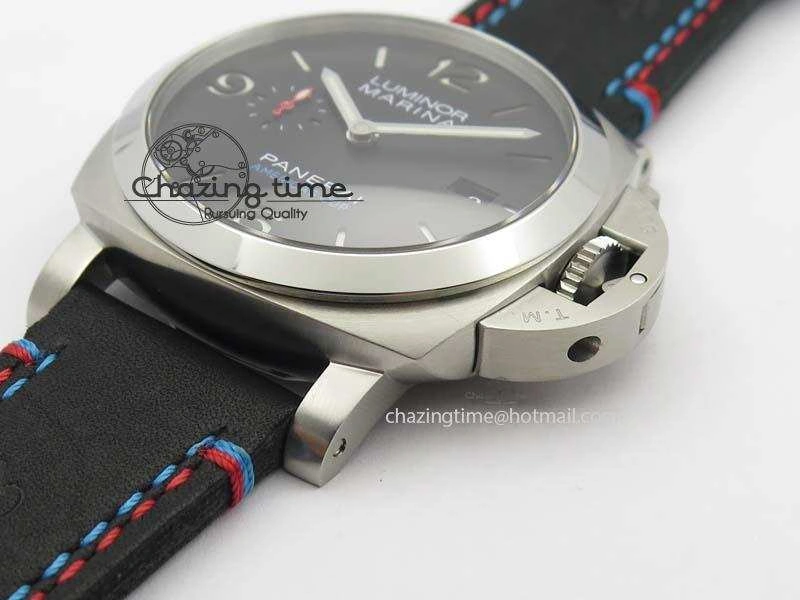 PAM727 T America’s Cup ZF 1:1 Best Edition On Thick Black Leather Strap P Premium 8468