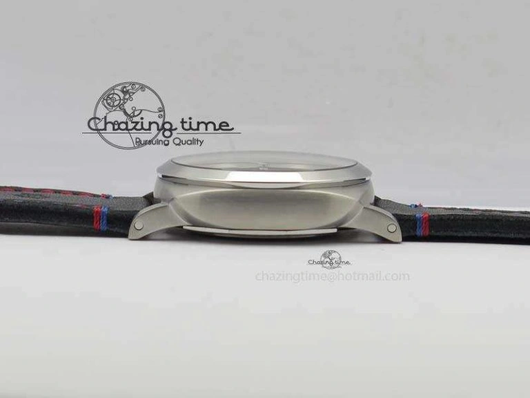 Original PAM727 T Lite V6F 1:1 Best Edition On Thick Black Leather Strap A23J 8472
