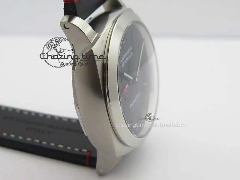 Reliable PAM732 S SF 1:1 Best Edition On Thick Black Leather Strap P 8477