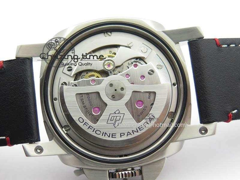 Reliable PAM732 S SF 1:1 Best Edition On Thick Black Leather Strap P 8477